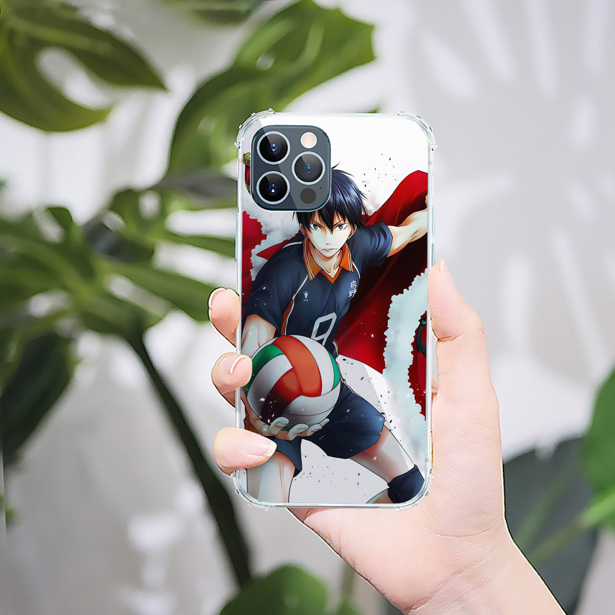 （画像用） ハイキュー!! Haikyu!! 【iPhone 12シリーズ対応】透明スマホケース（クリアソフトケース）